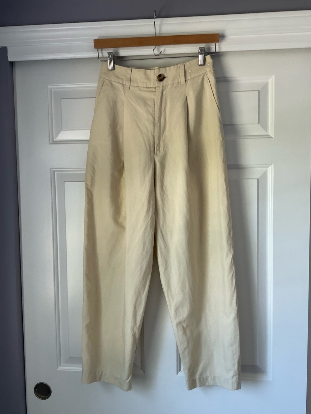 Uniqlo x Comptoir Des Cotonniers Linen Blend Pleated Tapered Pants XS